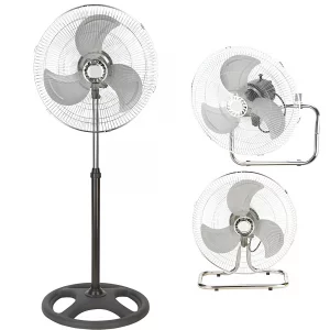 Table et mur de jardinière de sol avec ventilateur 3 en 1 avec structure en acier réglable à 3 vitesses et ABS